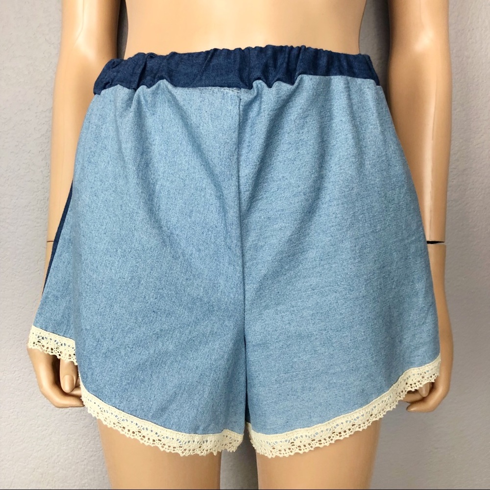 The Ragged Priest x LF Betsey Chambray Shorts
